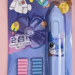 Cute Electric erasers for Kids with Fan and 30 Refills Corded Electric Eraser Non-Toxic Eraser-33