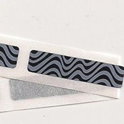 akki 50 x 10 mm zebra scratch off label pack of (264 Sticker) Paper Label image 2