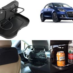 FTB174-Multi-Functional Fordable Car Headrest Seat Back Food Tray, Dining Table Cup Holder Tray Table-image-60