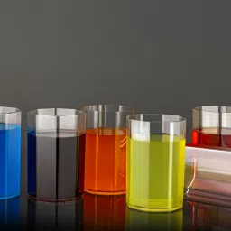 (Pack of 6) Twisted Shape Unbreakable Transparent Water Glass Set Water/Juice Glass-image-47