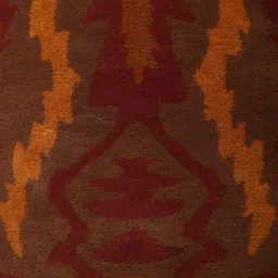 Exotic India Cocoa-Brown Handnade No Shredding Floor Mat-image-95