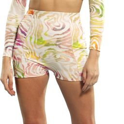 Alicia Self Design Women Swim Top White Swimsuit-image-14