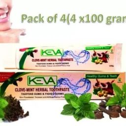 Clove Mint Herbal Toothpaste Tightens gums and Fight germs Toothpaste 400 g ( 4 X 100 g , 400 g) Toothpaste-image-5