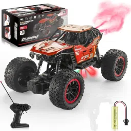 Remote Control Metal Car for Kids with Mist Smoke Effect Monster Truck big size-18