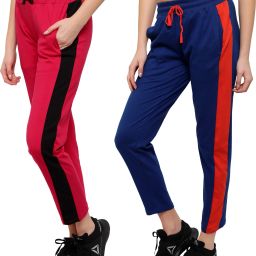 Pack of 2 Women track pants,ladies track pants,women lower,cotton pyjama Women Pyjama-image-56