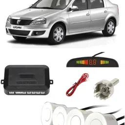 PKNA0476 White Car Reverse Parking Sensor with LED Display 4 Sensor PKNA0476 Parking Sensor-25
