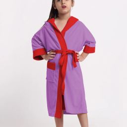 Purple & Red XXL Bath Robe-image-35