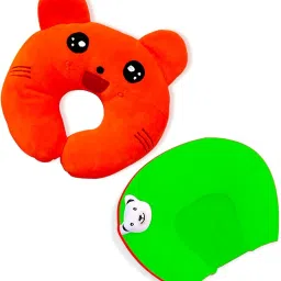 Cotton, Mustard Seeds Animals Baby Pillow Pack of 2-image-42