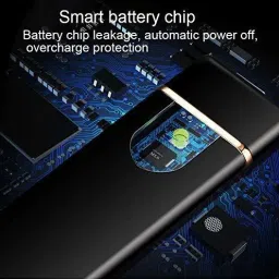 g2l Smart Fingerprint Sensor Lighter with Indicator Light, Compact & Portable Design USB RECHARGEABLE Power Indicator Flameless USB Finger TOUCH LIGHTER Lighter Pocket Lighter image 4