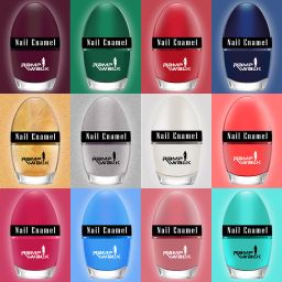 Jazzy Nail Polish 5 ml each Cyan,Maroon,Red,Green,Blue,White,Mauve ,Light Blue,Grey,Golden,Rich Red,Magenta-image-39