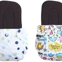 Free Size Reusable Cloth Diaper With 2 Dry Feel Absorbent Soaker Pad (3M-3Y)tb21-picture-9