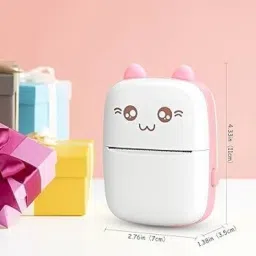 ENMORA Portable Printer, Mini Pocket Wireless Bluetooth Thermal JGW6 Multi-function Monochrome Label Printer-10