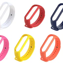 Like Star Soft Silicon Replacement Band Strap 5 / 6 (black,white,red,navy blue,sky blue,purple,pink,yellow,orange,grey) Smart Band Strap-image-38