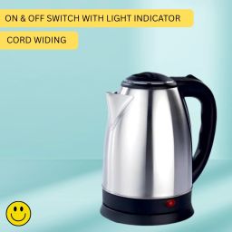 Electric Kettle with Stainless Steel Body 1.5 litre for boiling Water/coffeeE477 Electric Kettle-image-76