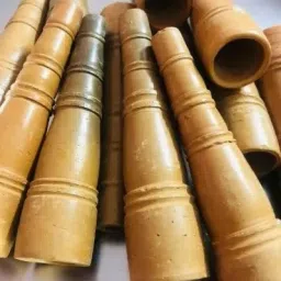Handmade Clay Resuable Chillum With 3 Gitti Terracotta Outside Fitting Hookah Mouth Tip-image-0