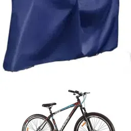 Cycle Cover Plain Blue For Leader XR-5 29T 21 Speed Alloy Bicycle Cover Free Size-26
