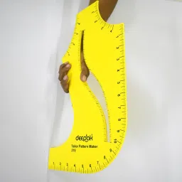 prabhas designs Scallop Scale, Arm Hole Scale and Pattern Maker Combo Drafting Kit image 2