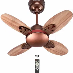 Premium Series Lotus 850 RPM High Speed Motor Noiseless (28 Watts) Wood 600 4 Blade Ceiling Fan-image-39
