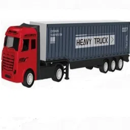 Die-Cast 1/48 Metal Heavy Truck Alloy Trailer Truck Toy Vehicle Model Truck-14