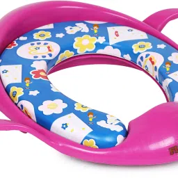 Baby Cushioned Potty Seat, Toilet Comfortable Seat with Handle Potty Seat-image-93