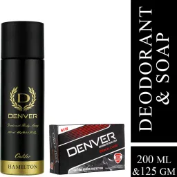 Caliber Deo 200 Ml & Black Code Soap 125g Deodorant Spray - For Men-4