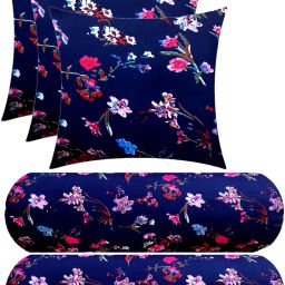 Microfibre Floral Cushion Pack of 5-image-41
