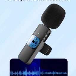 ™ K8 Wireless Microphone Recording Live Broadcast Mic For Android Collar Mic Wireless Microphone-image-65