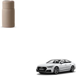 Cylinderical Car Tissue Tube PU Leather Round Tissues For Audi A7 Vehicle Tissue Dispenser-image-30