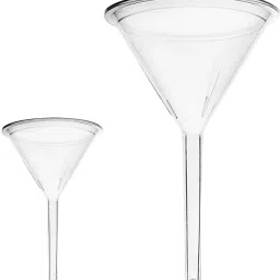 Polypropylene Long Stem Analytical Funnel - 50mm and 100mm (Pack of 2) Polypropylene Funnel Set-image-91