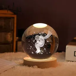 shopogenix Star Prince Crystal Ball Night Light,3D Galaxy Glass Ball with Wooden Base Table Lamp-picture-39