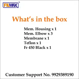 filmax 100 GPD RO Service Kit -Membrane,Housing, Elbow,Teflon Tape & Flow Restrictor Solid Filter Cartridge image 4