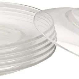 Clear Dinner Plates 9" Diameter Dishwasher Safe Glassware Dinner Plate-image-52