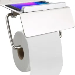 Toilet Paper Roll Holder with Mobile Stand Stainless Steel Toilet Paper Hanger Stainless Steel Toilet Paper Holder-image-24