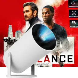 SACRO Smart Projector for Home 4K Support Rotabable Design withApp Netflix,YouTubeY225 (4500 lm / 1 Speaker / Wireless / Remote Controller) Portable Projector-8