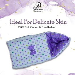 Dots Printed Baby Super soft Sleeping Bag 3in1 Cotton For New Born 6 Month Carry Sleeping Bag-image-82