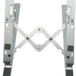 SK TRADERS Laptop Stand Desktop Heat Dissipation Portable Adjustable Support Stand Laptop Stand Desktop Heat Dissipation Portable Adjustable Support Stand Aluminium Floor and Desk Stand Laptop Stand with Adjustable Height Compatible with Universal Laptops-image-5