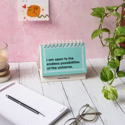 Motivational Desk Calendar with 100 inspirational quotes Undated Daily Flip Table Calendar-image-33