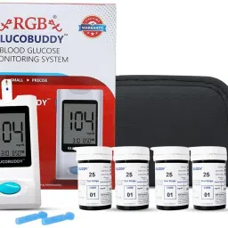 Glucobuddy AC 300 with 100 Strips | Glucometer-22
