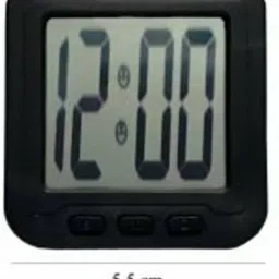 shrines Digital Black Clock image 2