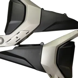 FZ V2 FZS16 Version 2 Side Panel Set ( Silver/Black) Bike Fairing Kit-image-65