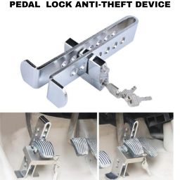 Car Brake Pedal Lock Auto Vehicle Steel Clutch Locking Anti-theft Device Wheel Lock-image-16