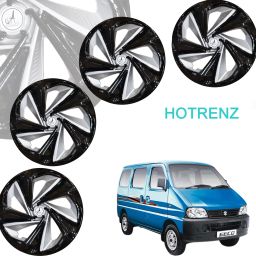 CAR WHEEL CAP/ WHEEL COVER TWIST "SILVER_BLACK" 13 INCH Wheel Cover For Maruti Eeco, Esteem, S-Presso Lxi, A-Star, i10, Alto K10, Spark, Accent, Indica, Zen Estilo-image-79