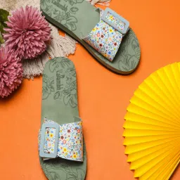 Rasambh Women Comfortable Stylish and Trending Colorful Printed Flip Flop slider Women Slides-image-34