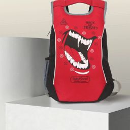 Small 20 L Laptop Backpack Right Choice (2077) BLACK RED stylish tuff quality college school casual bag boy & girl-image-68