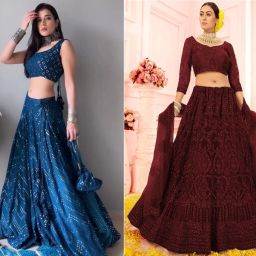 Embellished Semi Stitched Lehenga Choli-image-91