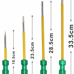 precisto Screw Driver Kit Set for Multipurpose Use, 2 in 1 Reversible Screwdriver Set Standard Screwdriver Set image 3