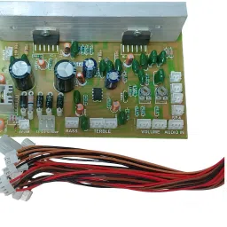 TDA 7265 dual IC 4.1 Channel Home Theater Tower Amplifier 200 Watt Stereo Board Electronic Components Electronic Hobby Kit-13