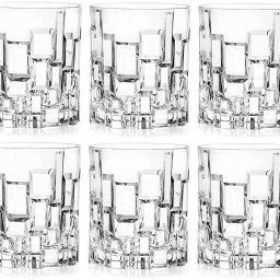 (Pack of 6) Cristalleria Italiana ETNA Double Old Fashioned Luxury Crystal Whisky Glass Glass Set Whisky Glass-image-27