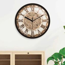 random Multicolour Modern Plastic Stylish Non Ticking Silent Analog Wall Clock -12 inch-picture-36