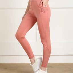 Solid Women Pink Tights-image-3